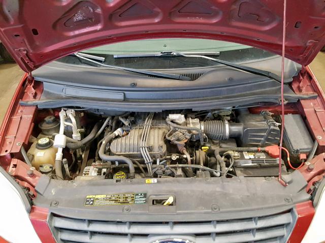 2FMZA576X4BA43479 - 2004 FORD FREESTAR S MAROON photo 7