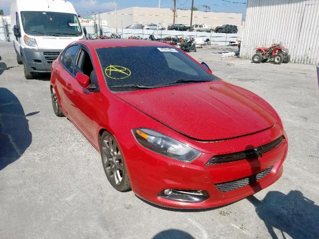 1C3CDFBA9DD323055 - 2013 DODGE DART SXT RED photo 1