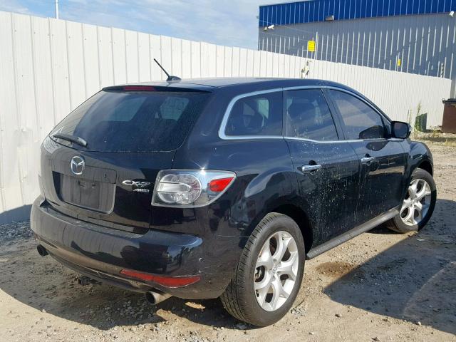 JM3ER4W38A0345483 - 2010 MAZDA CX-7 BLACK photo 4