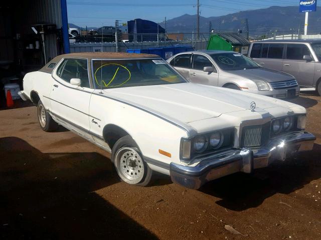 4A93H539026 - 1974 MERCURY COUGAR WHITE photo 1