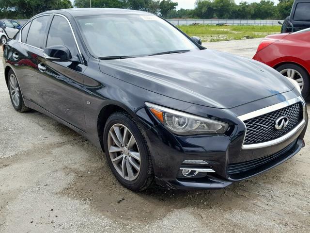 JN1BV7AR8EM688963 - 2014 INFINITI Q50 BASE BLACK photo 1