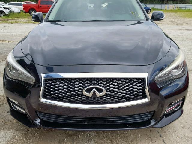 JN1BV7AR8EM688963 - 2014 INFINITI Q50 BASE BLACK photo 9