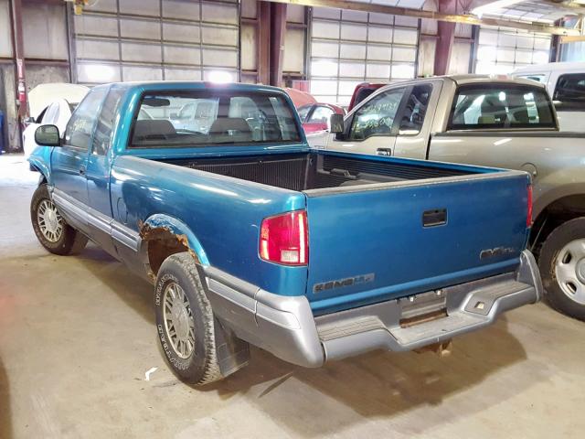 1GTDT19Z9S8503708 - 1995 GMC SONOMA BLUE photo 3