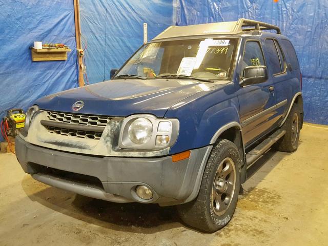 5N1ED28YX4C649885 - 2004 NISSAN XTERRA XE BLUE photo 2