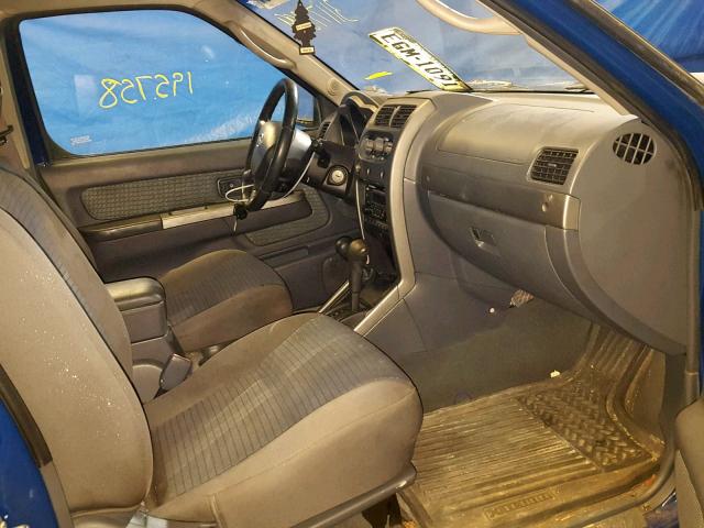 5N1ED28YX4C649885 - 2004 NISSAN XTERRA XE BLUE photo 5