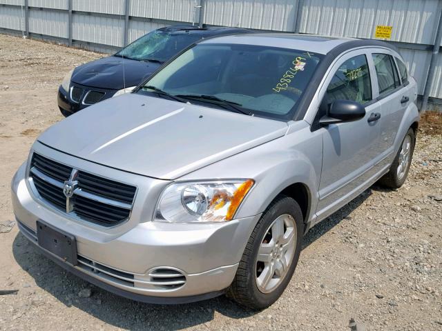 1B3HB48B17D223663 - 2007 DODGE CALIBER SX GRAY photo 2