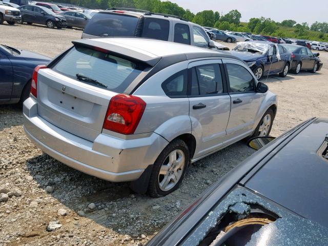 1B3HB48B17D223663 - 2007 DODGE CALIBER SX GRAY photo 4