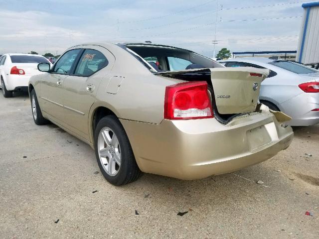 2B3CA3CV4AH148914 - 2010 DODGE CHARGER SX TAN photo 3