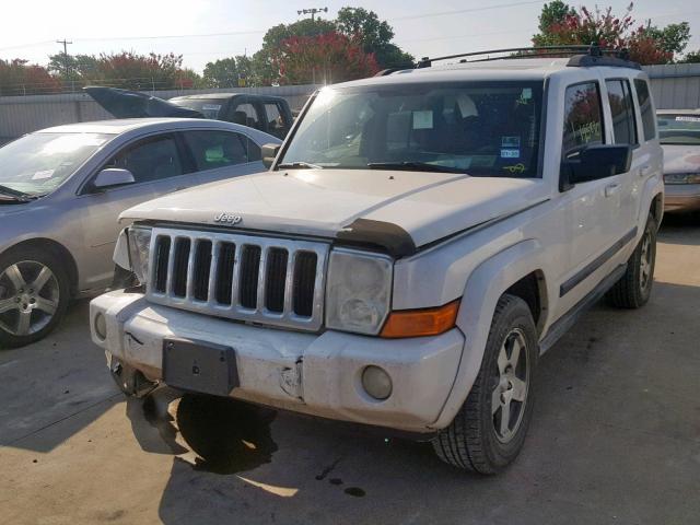 1J8HG48K89C519037 - 2009 JEEP COMMANDER თეთრი ფოტო 2