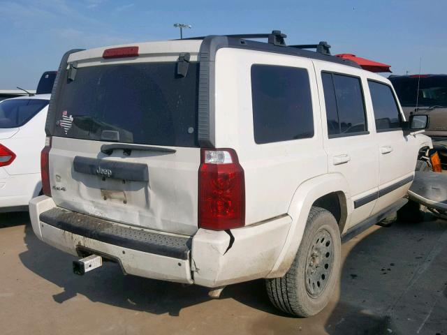 1J8HG48K89C519037 - 2009 JEEP COMMANDER თეთრი ფოტო 4