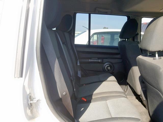1J8HG48K89C519037 - 2009 JEEP COMMANDER თეთრი ფოტო 6