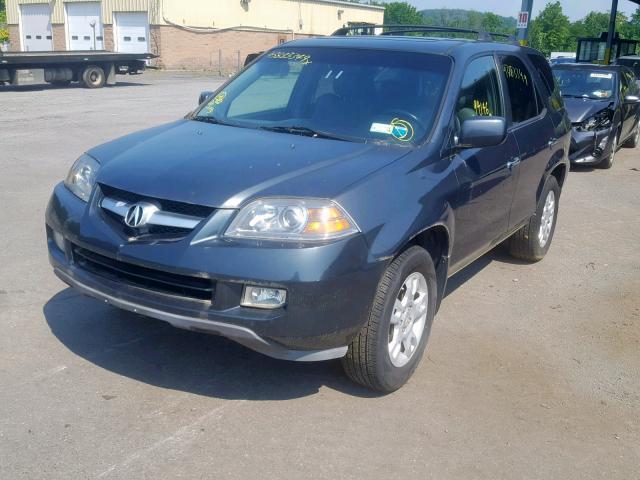 2HNYD18856H516540 - 2006 ACURA MDX TOURIN GRAY photo 2