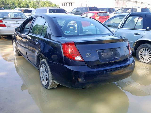 1G8AZ52F74Z145380 - 2004 SATURN ION LEVEL BLACK photo 3