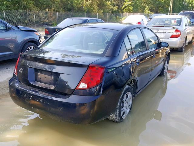 1G8AZ52F74Z145380 - 2004 SATURN ION LEVEL BLACK photo 4