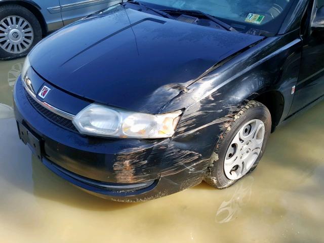 1G8AZ52F74Z145380 - 2004 SATURN ION LEVEL BLACK photo 9