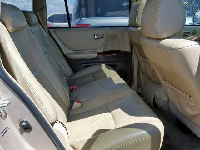 JTEEW21A860016667 - 2006 TOYOTA HIGHLANDER TAN photo 6