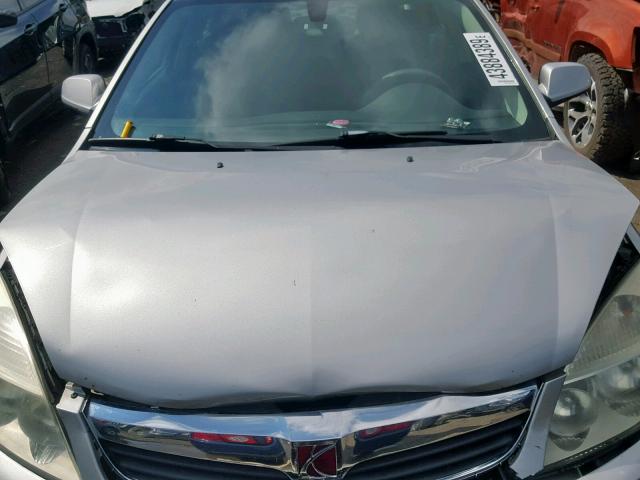 1G8ZV57787F233862 - 2007 SATURN AURA XR SILVER photo 7