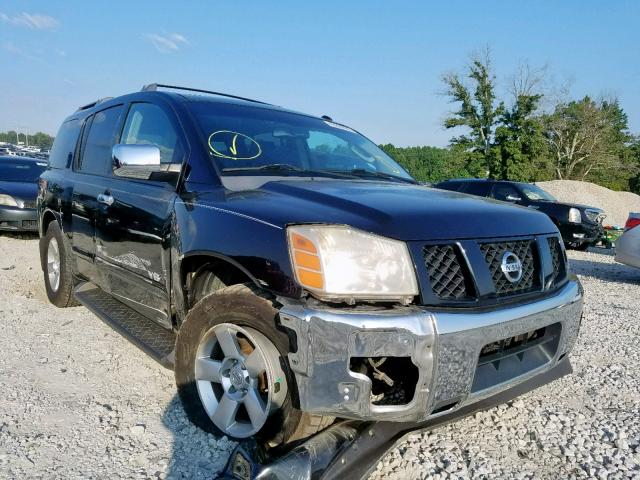 5N1AA08A26N720549 - 2006 NISSAN ARMADA SE BLACK photo 1