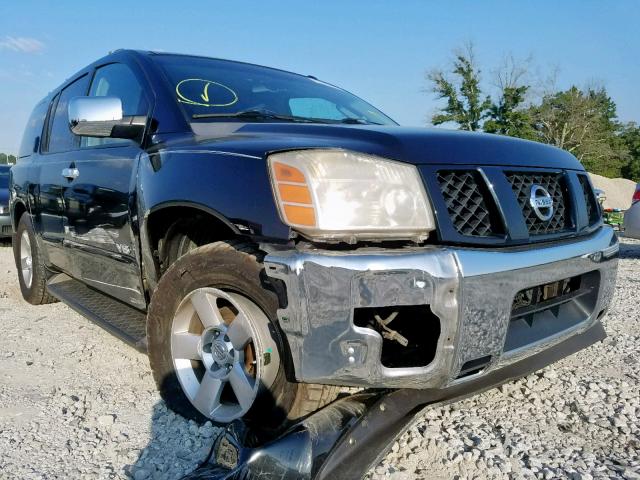 5N1AA08A26N720549 - 2006 NISSAN ARMADA SE BLACK photo 9