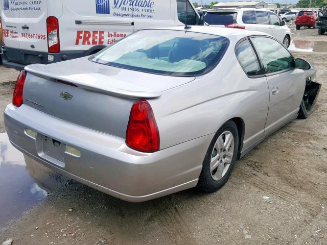 2G1WJ16K269226473 - 2006 CHEVROLET MONTE CARL ვერცხლისფერი ფოტო 4