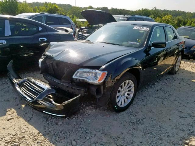 2C3CCAAG5DH532940 - 2013 CHRYSLER 300 BLACK photo 2