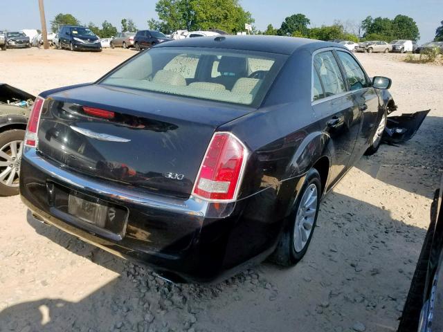 2C3CCAAG5DH532940 - 2013 CHRYSLER 300 BLACK photo 4