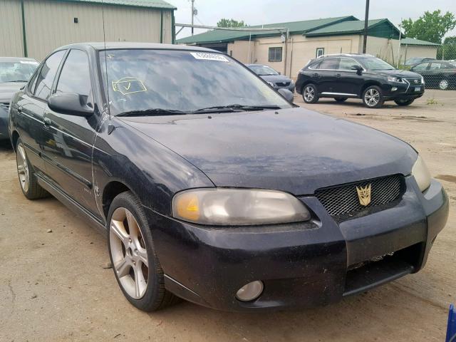 3N1AB51D03L726125 - 2003 NISSAN SENTRA SE- BLACK photo 1