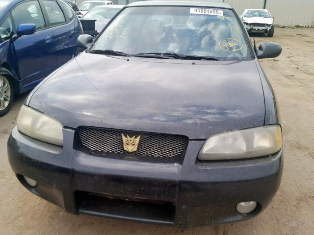 3N1AB51D03L726125 - 2003 NISSAN SENTRA SE- BLACK photo 9