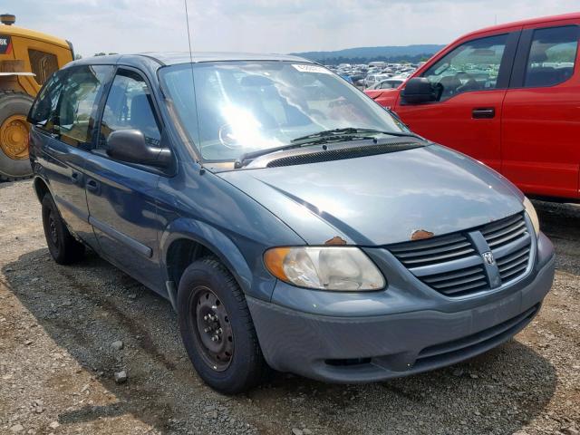 1D4GP25B95B229453 - 2005 DODGE CARAVAN SE BLUE photo 1