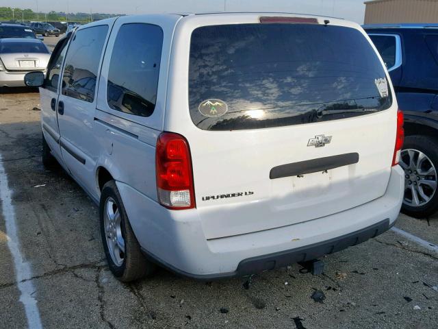 1GNDV23188D199653 - 2008 CHEVROLET UPLANDER L WHITE photo 3