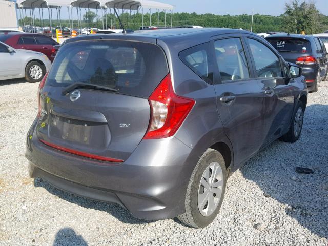 3N1CE2CP5HL353600 - 2017 NISSAN VERSA NOTE GRAY photo 4