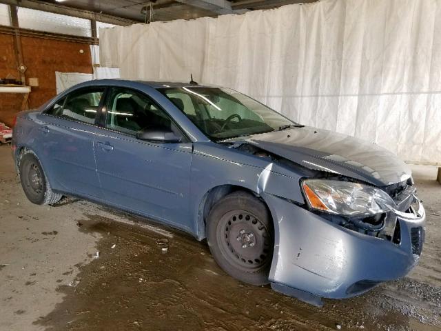 1G2ZF57B384265109 - 2008 PONTIAC G6 VALUE L BLUE photo 1