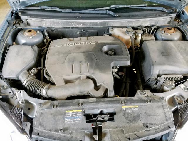 1G2ZF57B384265109 - 2008 PONTIAC G6 VALUE L BLUE photo 7