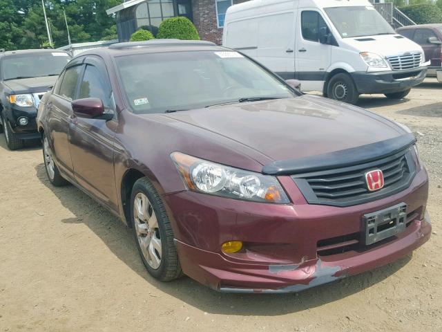 1HGCP26818A005006 - 2008 HONDA ACCORD EXL BURGUNDY photo 1