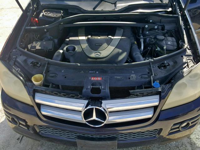 4JGBF71E17A204834 - 2007 MERCEDES-BENZ GL450 BLUE photo 7