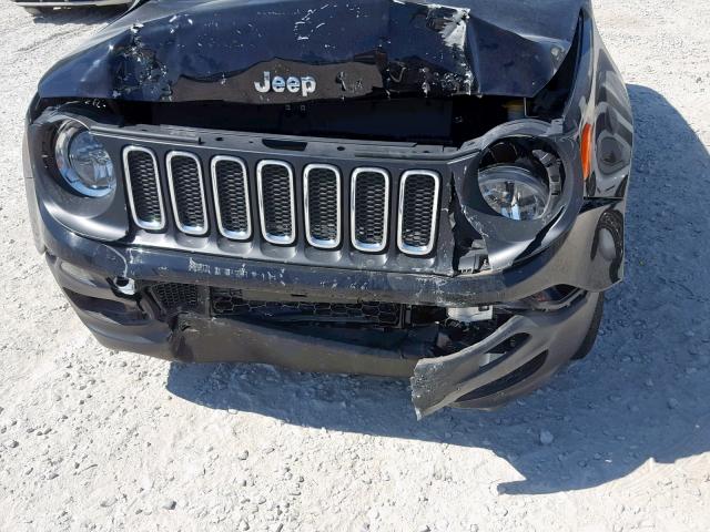 ZACCJBABXJPH34081 - 2018 JEEP RENEGADE S შავი ფოტო 9