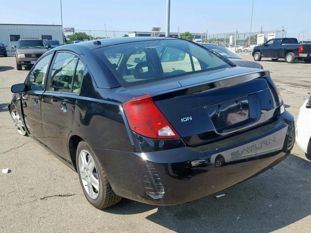 1G8AJ55F37Z124209 - 2007 SATURN ION LEVEL BLACK photo 3