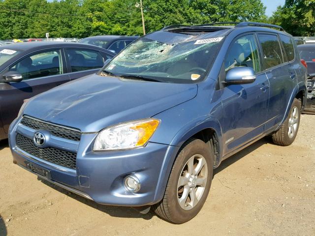 JTMDF4DV7AD030894 - 2010 TOYOTA RAV4 LIMIT BLUE photo 2