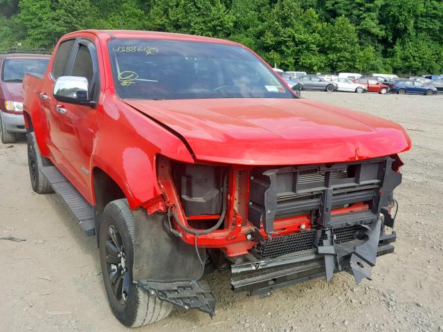 1GCGTCEN7H1150642 - 2017 CHEVROLET COLORADO L RED photo 1