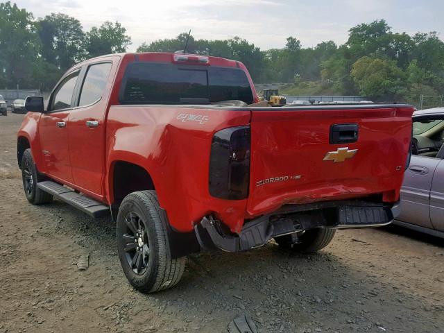 1GCGTCEN7H1150642 - 2017 CHEVROLET COLORADO L RED photo 3