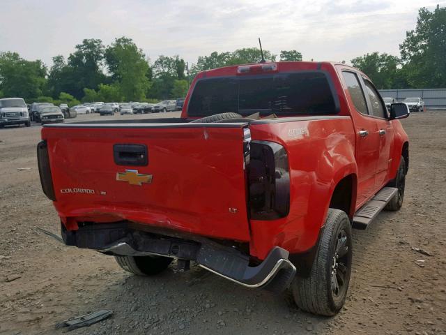 1GCGTCEN7H1150642 - 2017 CHEVROLET COLORADO L RED photo 4