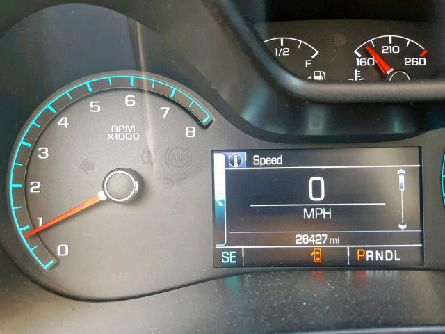 1GCGTCEN7H1150642 - 2017 CHEVROLET COLORADO L RED photo 8