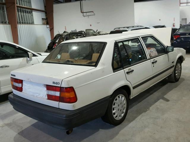 YV1JS8836R1147100 - 1994 VOLVO 940 WHITE photo 4