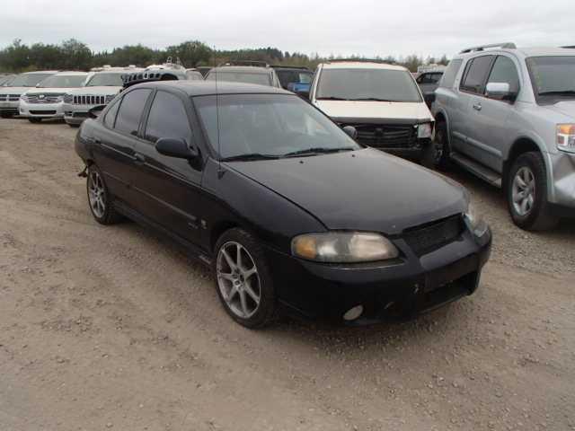 3N1AB51A93L730521 - 2003 NISSAN SENTRA SE- BLACK photo 1