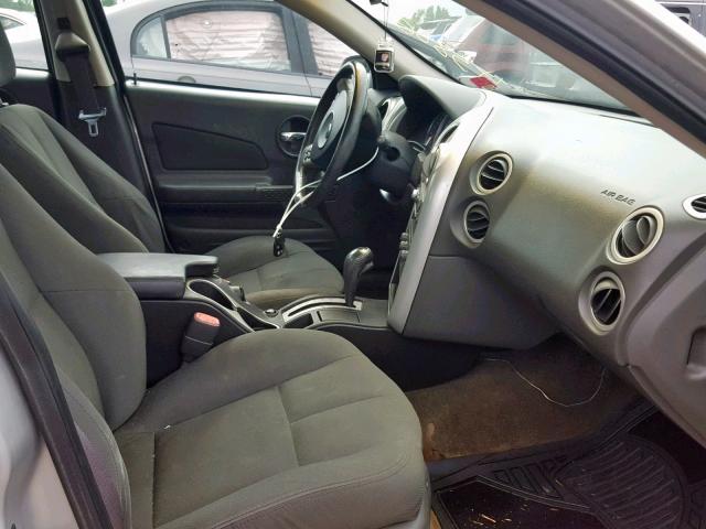 2G2WR524641194643 - 2004 PONTIAC GRAND PRIX SILVER photo 5