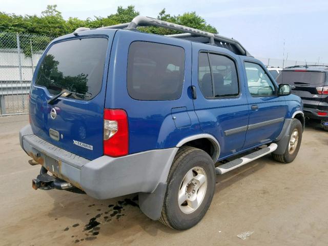 5N1ED28Y03C691481 - 2003 NISSAN XTERRA XE BLUE photo 4