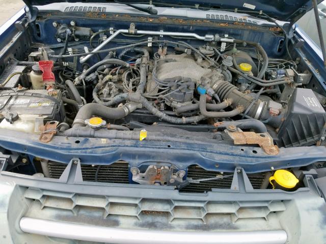 5N1ED28Y03C691481 - 2003 NISSAN XTERRA XE BLUE photo 7