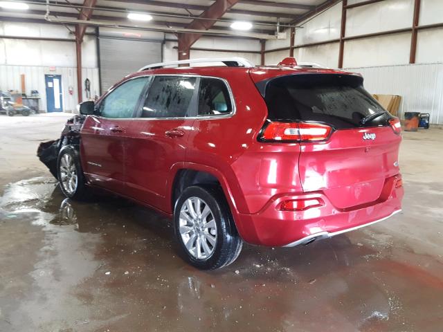 1C4PJLJB5HW603435 - 2017 JEEP CHEROKEE O RED photo 3