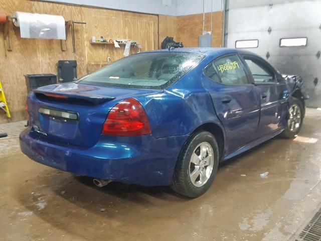 2G2WP552361302526 - 2006 PONTIAC GRAND PRIX TURQUOISE photo 4