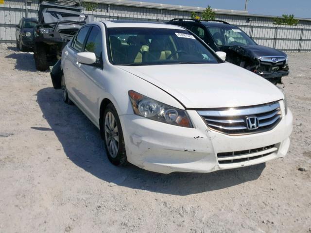 1HGCP2F81BA027725 - 2011 HONDA ACCORD EXL WHITE photo 1